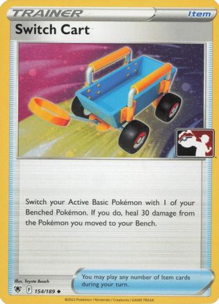 Switch Cart 154/189  - Holofoil Prize Pack Series Cards - Uncommon