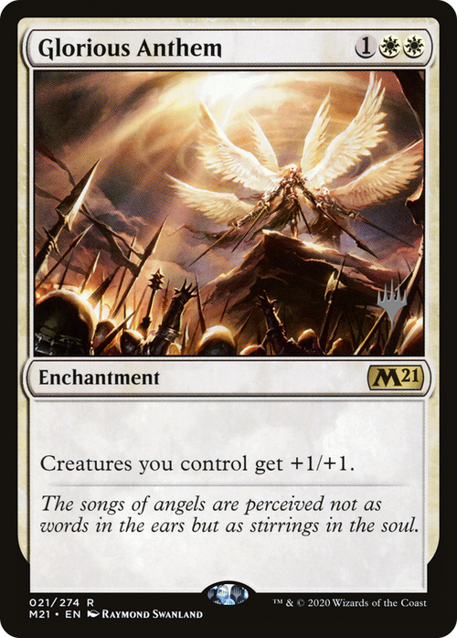 Glorious Anthem (PPM21-21P) - Core Set 2021 Promos