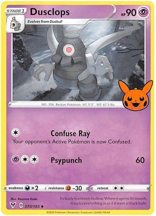 Dusclops 070  Trick or Trade BOOster Bundle 2023 - Uncommon