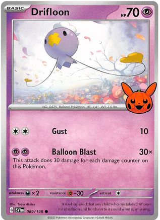 Drifloon 089  Trick or Trade BOOster Bundle 2023 - Common