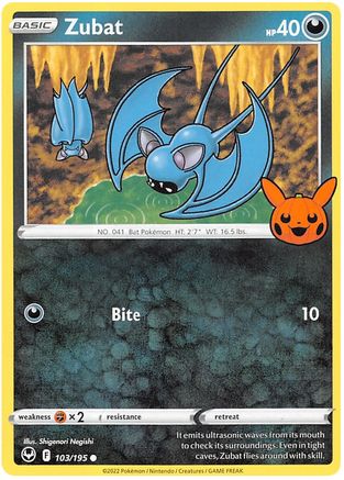 Zubat 103/195  Trick or Trade BOOster Bundle 2023 - Common