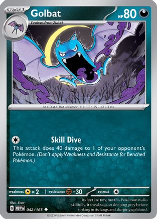 Golbat 042  SV Scarlet & Violet 151 - Uncommon
