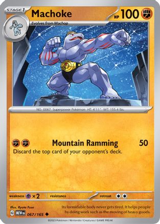 Machoke 067/165  SV Scarlet & Violet 151 - Uncommon
