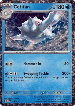 Cetitan 005  - Holofoil McDonalds Promos 2023 - Promo