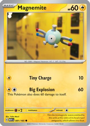 Magnemite 081  SV Scarlet & Violet 151 - Common