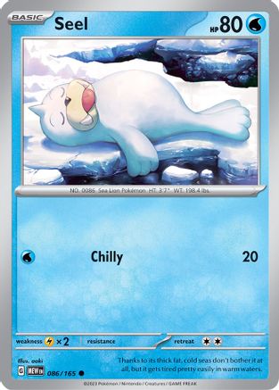 Seel 086  SV Scarlet & Violet 151 - Common