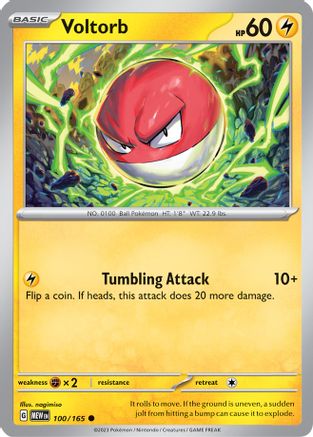 Voltorb 100  SV Scarlet & Violet 151 - Common