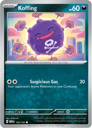 Koffing 109  SV Scarlet & Violet 151 - Common