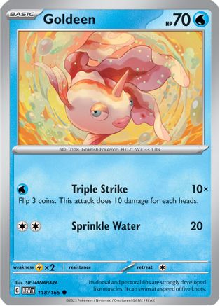 Goldeen 118  SV Scarlet & Violet 151 - Common