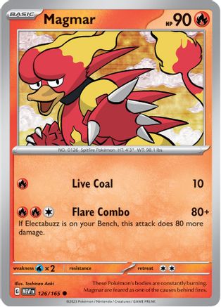 Magmar 126  SV Scarlet & Violet 151 - Common