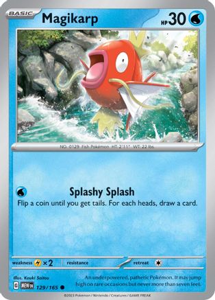 Magikarp 129  SV Scarlet & Violet 151 - Common