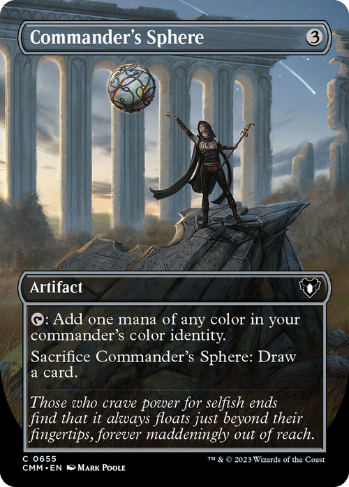 Commander's Sphere (Borderless) (CMM-655) - Commander Masters