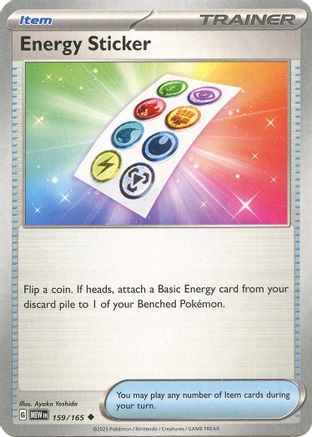 Energy Sticker 159  SV Scarlet & Violet 151 - Uncommon