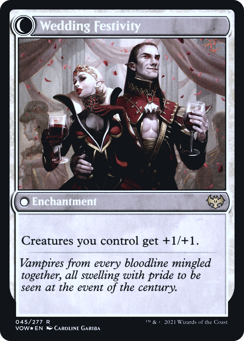 Wedding Announcement (PRE-045) - Innistrad: Crimson Vow Promos: (Double Faced Transform) Foil