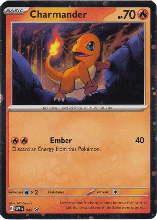 Charmander (Cosmos Holo) 047  - Holofoil SV Scarlet & Violet Promo Cards - Promo