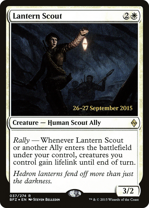 Lantern Scout (PRE-37S) - Battle for Zendikar Promos Foil