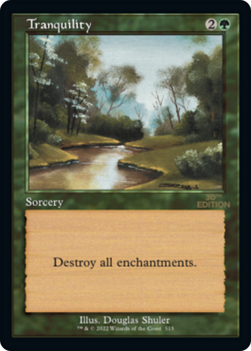 Tranquility (Retro Frame) (30A-513) - 30th Anniversary Edition
