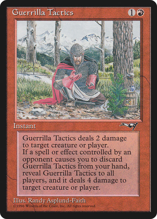 Guerrilla Tactics (Kneeling Knight) (ALL-111) - Alliances