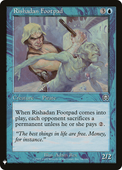 Rishadan Footpad (LIST-MMQ-94) - The List