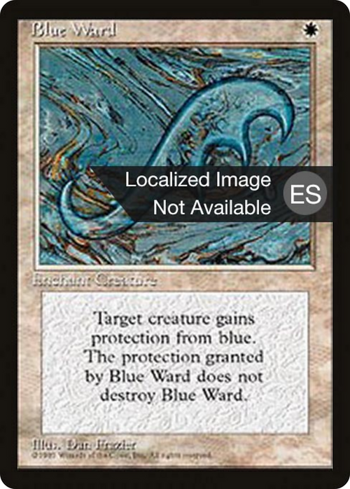 Blue Ward (4BB-) - Fourth Edition Foreign Black Border