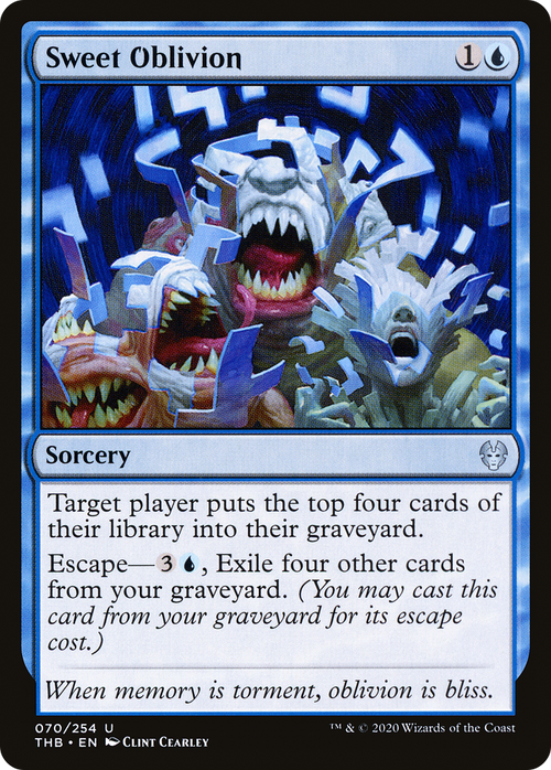 Sweet Oblivion (THB-070) - Theros Beyond Death Foil