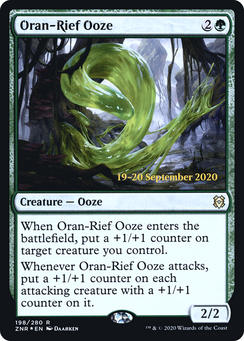 Oran-Rief Ooze (PRE-198S) - Zendikar Rising Promos Foil