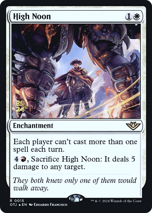 High Noon (PRE-015) - Outlaws of Thunder Junction Promos Foil
