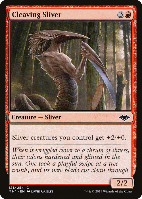 Cleaving Sliver (MH1-121) - Modern Horizons