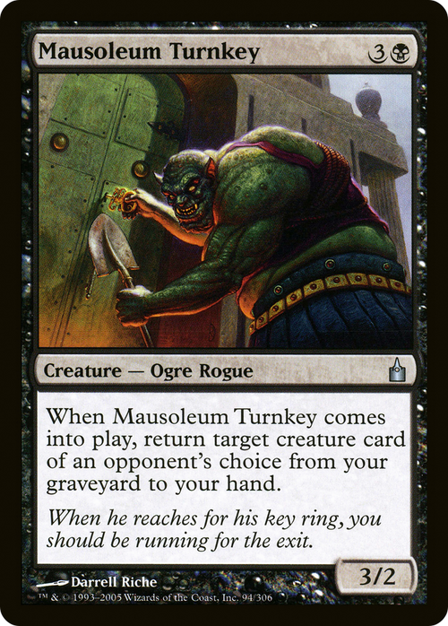 Mausoleum Turnkey (RAV-094) - Ravnica: City of Guilds Foil