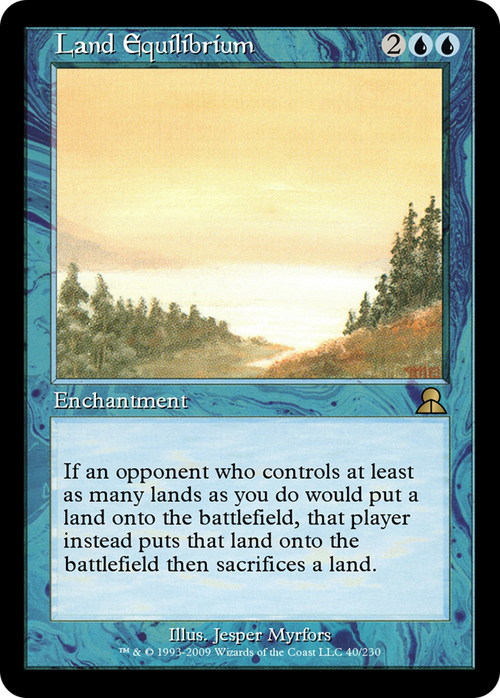 Land Equilibrium (ME3-040) - Masters Edition III Foil