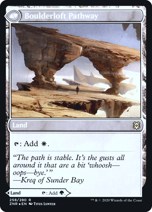 Branchloft Pathway (PRE-258S) - Zendikar Rising Promos Foil