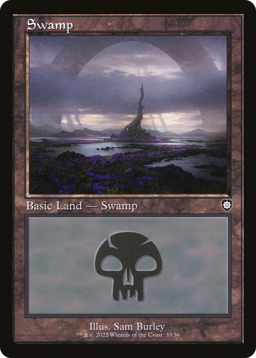 Swamp (33) (Retro Frame) (BRC-033) - The Brothers' War Commander