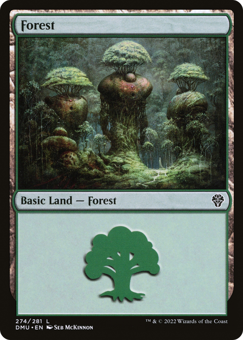 Forest (274) (DMU-274) - Dominaria United Foil