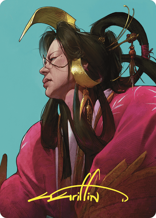 Azami, Lady of Scrolls // Azami, Lady of Scrolls (ACMM-052) - Commander Masters Art Series (Borderless)