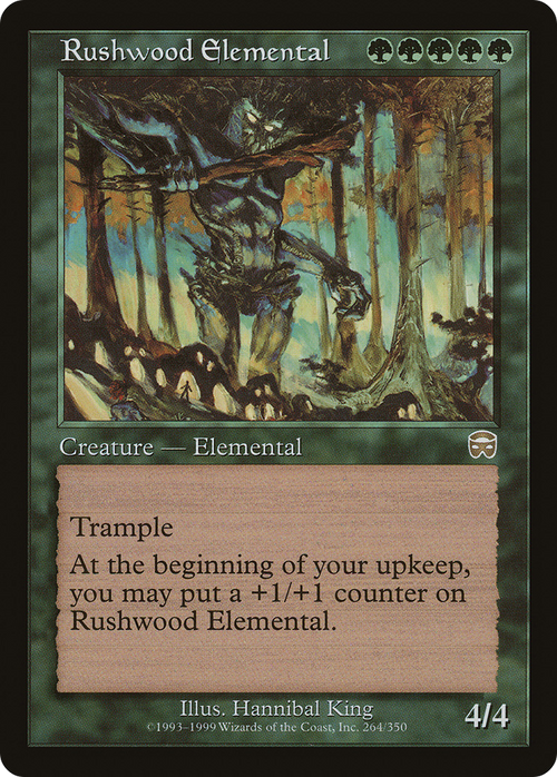 Rushwood Elemental (MMQ-264) - Mercadian Masques
