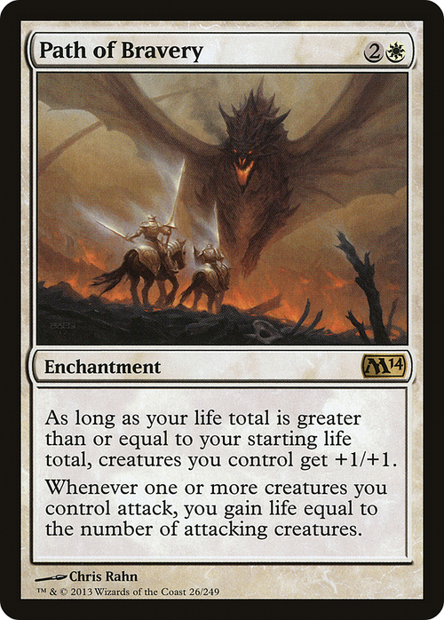 Path of Bravery (M14-026) - Magic 2014