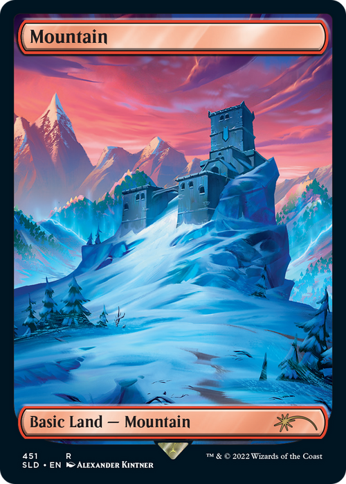 Mountain (451) (SLD-451) - Secret Lair Drop: (Full Art)