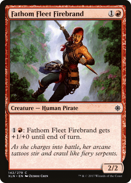 Fathom Fleet Firebrand (XLN-142) - Ixalan Foil