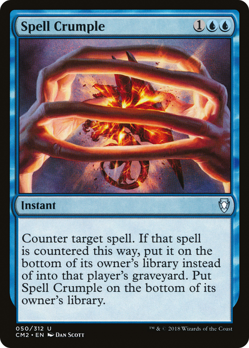 Spell Crumple (CM2-050) - Commander Anthology Volume II
