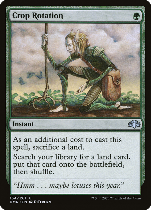 Crop Rotation (DMR-154) - Dominaria Remastered Foil