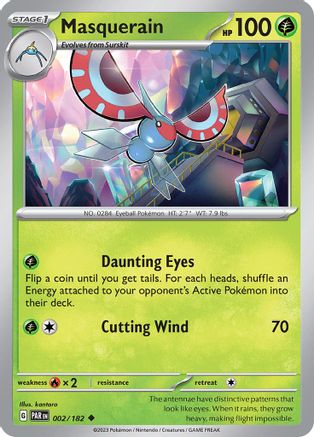 Masquerain 002  SV04 Paradox Rift - Uncommon