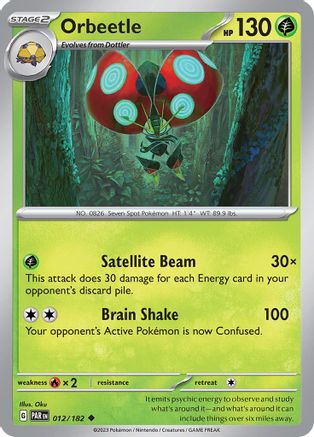 Orbeetle 012  SV04 Paradox Rift - Uncommon