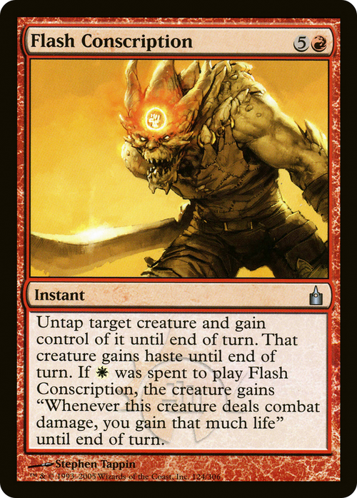 Flash Conscription (RAV-124) - Ravnica: City of Guilds