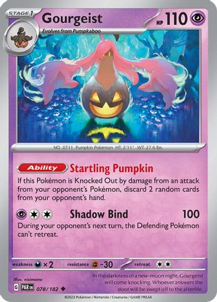 Gourgeist 078  SV04 Paradox Rift - Uncommon
