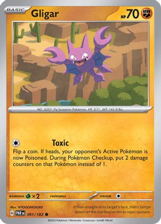 Gligar 091  SV04 Paradox Rift - Common