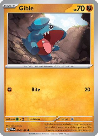 Gible 094  SV04 Paradox Rift - Common