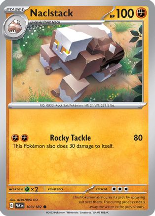 Naclstack 103  - Reverse Holofoil SV04 Paradox Rift - Common
