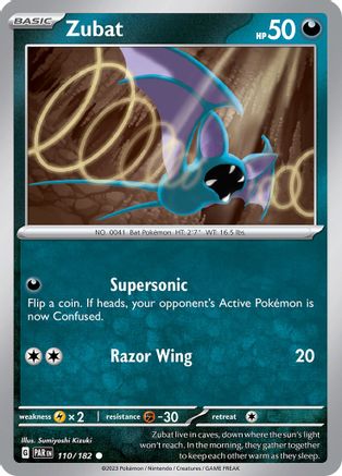 Zubat 110  SV04 Paradox Rift - Common
