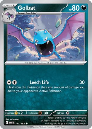 Golbat 111  SV04 Paradox Rift - Common