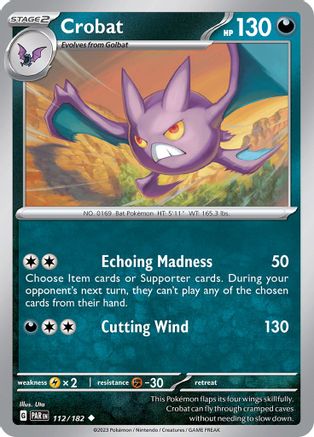 Crobat 112  SV04 Paradox Rift - Uncommon